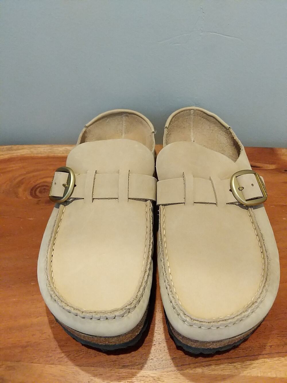 Birkenstock Buckley Clogs "Sandstone" Sz 41